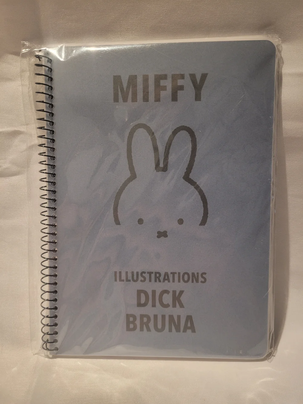 NWT Miffy Spiral Notebook - Blue & Brown - Dick Bruna Illustrations From Japan